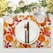 Fall Placemats 12×18 Inches Set of 4 Watercolor Pumpkin(Watercolor Pumpkin)